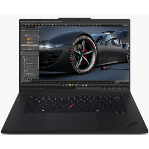 Laptop Lenovo ThinkPad P1 Gen 7, Intel Core Ultra 7 165H, 16inch, RAM 32GB, SSD 1TB, Intel Arc Graphics, Windows 11 Pro, Black 