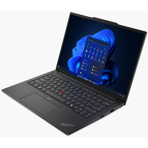 Laptop Lenovo ThinkPad E14 Gen 6, AMD Ryzen 5 7535HS, 14inch, RAM 16GB, SSD 512GB, AMD Radeon 660M Graphics, No OS, Graphite Black