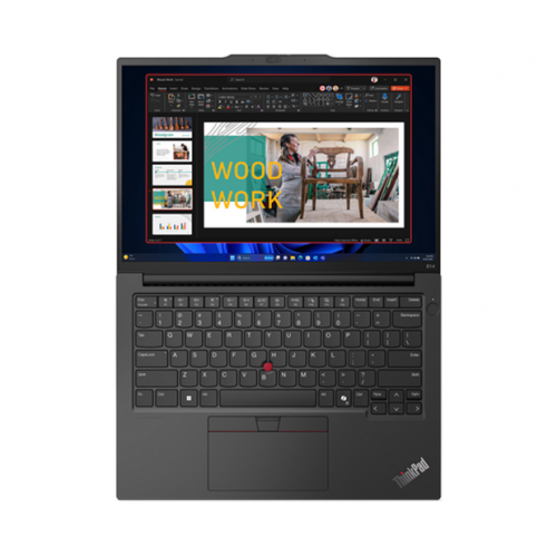 Laptop Lenovo ThinkPad E14 Gen 6, Intel Core Ultra 5 125U, 14inch, RAM 16GB, SSD 512GB, Intel Graphics, No OS, Graphite Black