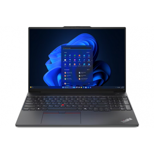 Laptop Lenovo ThinkPad E16 Gen 2, Intel Core Ultra 7 155H, 16inch, RAM 16GB, SSD 512GB, Intel Arc Graphics, Windows 11 Pro, Black