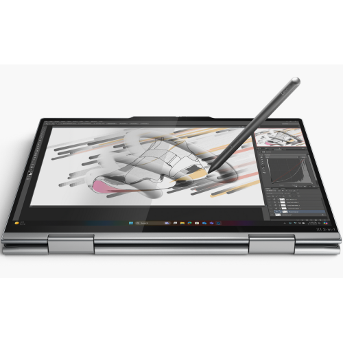 Laptop 2-in-1 Lenovo ThinkPad X1 Gen 10 Aura Edition, Intel Core Ultra 7 265U, 14 inch Touch, RAM 64GB, SSD 1TB, Intel Graphics, Windows 11 Pro, Grey