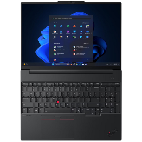 Laptop Lenovo ThinkPad E16 Gen 3, Intel Core 7 240H, 16 inch, RAM 16GB, SSD 512GB, Intel Graphics, Windows 11 Pro, Black