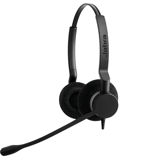 Casti cu microfon Jabra BIZ 2300 Duo Microsoft Teams, USB-C, Black