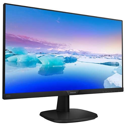 Monitor LED Philips 243V7QJABF/00, 23.8inch, 1920x1080, 4ms GTG, Black