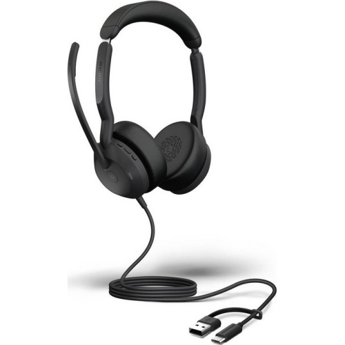Casti cu microfon Jabra Evolve2 50 Stereo Microsoft Teams, USB-C/A, Black