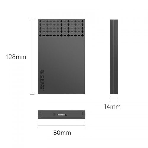 Rack HDD Orico 2526U3-V1-BK, USB 3.0, 2.5inch, Black