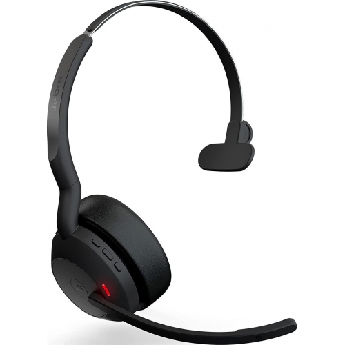 Casca cu microfon Jabra Evolve2 55 Mono Microsoft, Bluetooth/USB-A, Black
