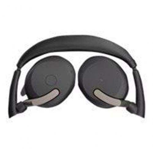 Casti cu microfon Jabra Evolve2 65 Flex USB-A UC, Bluetooth, Black + Incarcator Wireless