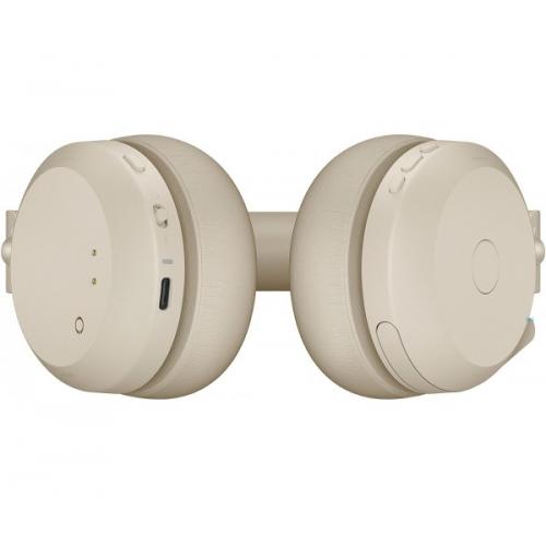Casti cu microfon Jabra Evolve2 75 UC, Bluetooth, Beige