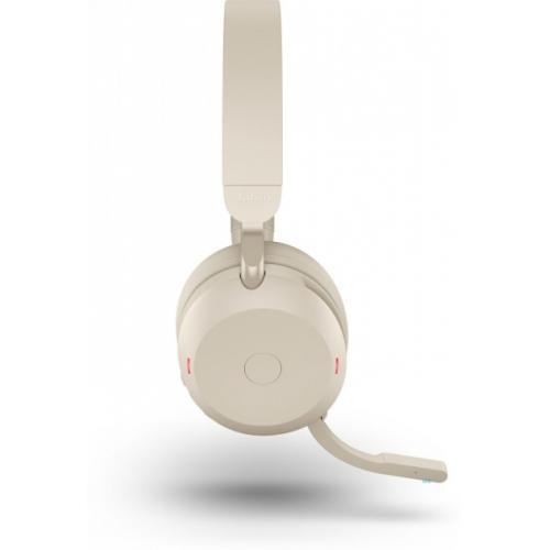 Casti cu microfon Jabra Evolve2 75 UC, Bluetooth, Beige