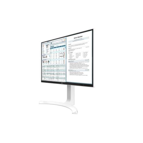 Monitor LED LG 27HJ712C-W, 27inch, 3840x2160, 14ms, White-Black