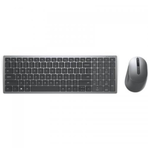 Kit Wireless Dell KM7120W, Tastatura, USB, Black-Grey + Mouse Optic, USB, Black-Grey