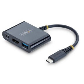 168B-USBC-MULTIPORT/USB-C HDMI MULTIPORT HUB BLACK