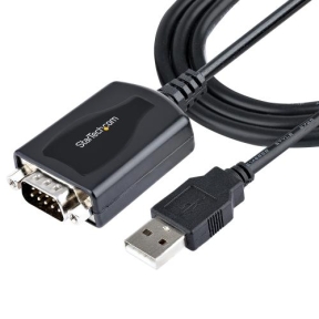 Cablu Startech 1P3FPC-USB-SERIAL, Serial - USB, 1m, Black