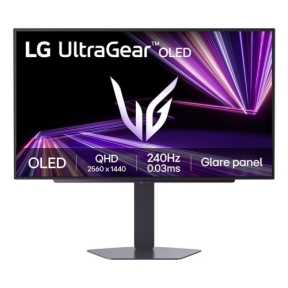 Monitor OLED LG UltraGear GX7, 26.5 inch, 2560 x 1440 pixeli, 0.03 ms GtG, Black