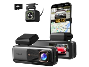360 G980H | Rejestrator samochodowy | Zestaw 4K front + 1080p tył, GPS, 2.4GHz/5GHz Wi-Fi