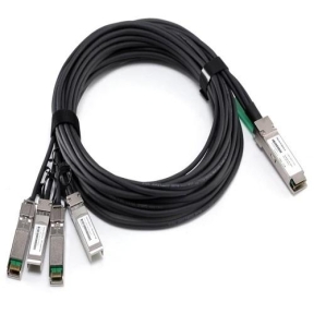 Cablu FO Dell 470-AAXG, QSFP+ - 4 x SFP+, 3m, Black