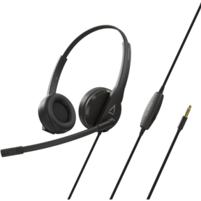 CREATIVE HS-230 Office Headset w/Noise-cancelling Mic, 3.5 mm AUX, USB Adapter