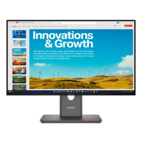Monitor LED Lenovo ThinkVision P24QD-40, 23.8 inch, 2560 x 1440 pixeli, 4 ms GTG, Eclipse Black