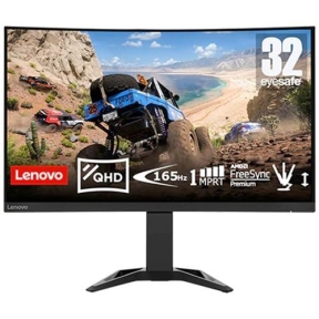 Monitor LED Curbat Lenovo G32qc-30, 31.5inch, 2560x1440, 1ms GTG, Black