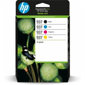 HP 6C400NE INK 937 CMYK ORIGINAL CRG 4-PACK