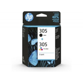 Pack Cartuse Cerneala HP 305 Tri-Color/Black 6ZD17AE