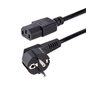 Cablu Startech 713E-3M-POWER-CORD, C13 - EU Schuko, 3m, Black