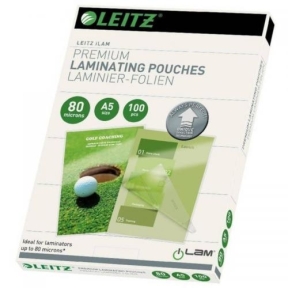 Folie pentru laminare la cald Leitz iLAM UDT A4, 80 microni, 100buc/set