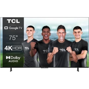 Televizor LED TCL Smart 75P635 (2022) Seria P635, 75inch, Ultra HD 4K, Black