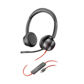 Casti cu microfon Poly by HP Blackwire 8225, USB-C, Black