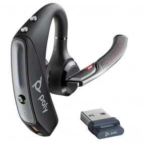 Casca cu microfn Poly Voyager 5200 UC, USB-A Bluetooth, Black