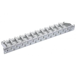 Patch Panel R&M R812467, 19inch, 1U, 24 porturi, Cat6, Keystone, Gray