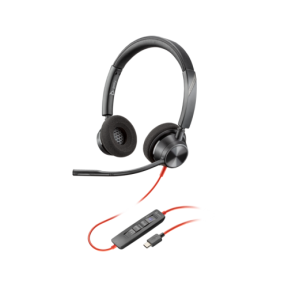 Casti cu microfon Poly by HP Blackwire 3320 Microsoft Teams, USB-C/USB-A, Black