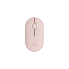 Mouse Optic Logitech Pebble M350, Bluetooth/USB Wireless, Pink