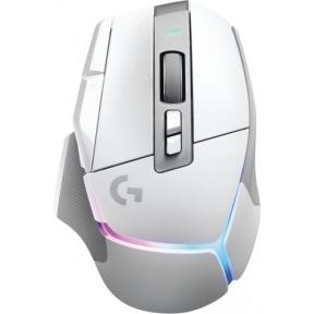 Mouse Optic Logitech G502 X Plus, USB Wireless, White