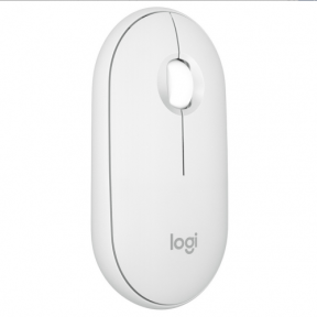 LOGITECH M350S Pebble 2 Bluetooth Mouse - TONAL WHITE