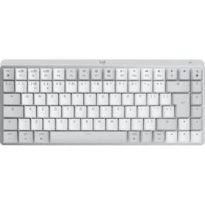 Tastatura Wireless Logitech MX MECHANICAL Mini for Mac, Bluetooth/USB, Layout UK, Pale Grey