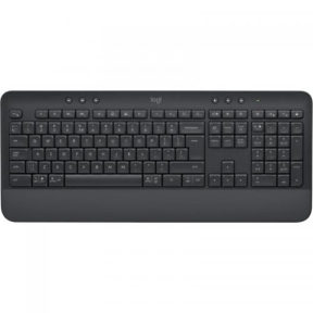 Tastatura Wireless Logitech Signature K650, Bluetooth/USB, Layout US, Graphite