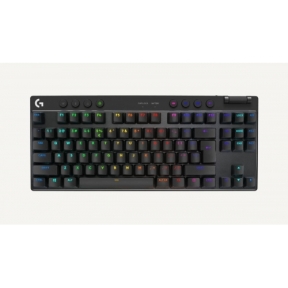 Tastatura Logitech G PRO X TKL Tactile, RGB LED, USB Wireless/Bluetooth, Layout US, Black
