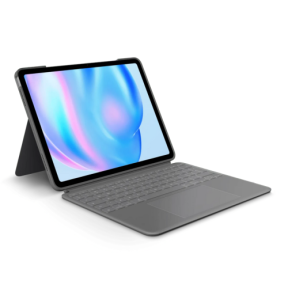 Husa/Stand Logitech Combo Touch pentru iPad Air 6 de 11 inch, Oxford Grey