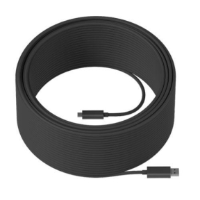 Cablu Logitech 993-001391, USB - USB-C, 5m, Black