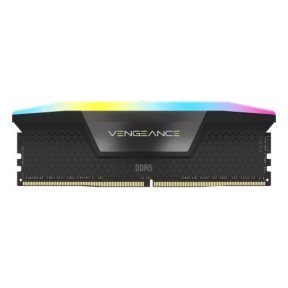 Memorie DDR5, 8GB, 5200MHz, C40, 1.25V, Intel XMP, Negru, RGB, Vengeance
