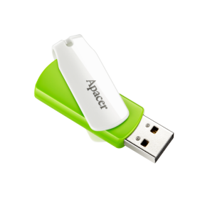 Stick memorie Apacer AH335, 64GB, USB 2.0, Verde, FD2-64GB-AH335GN-APCR