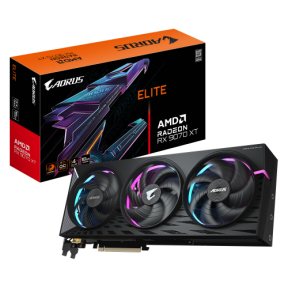 Placa video Gigabyte AMD Radeon RX 9070 XT AORUS ELITE 16 GB, GDDR6, 256 bit