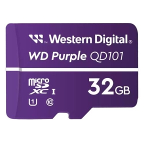Memory Card microSDHC Western Digital Purple SC QD101 32GB, Class 10, UHS-I U1
