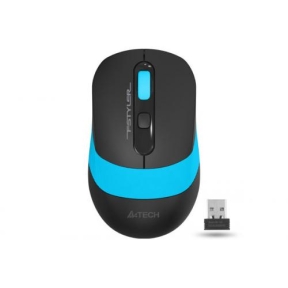Mouse Optic A4TECH FG10, USB Wireless, Black-Blue