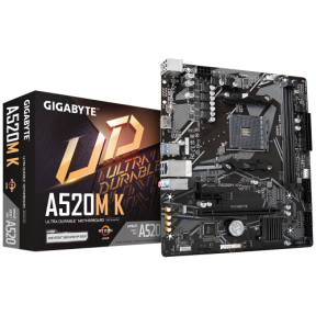 Placa de baza Gigabyte A520M K, AMD A520, Socket AM4, mATX