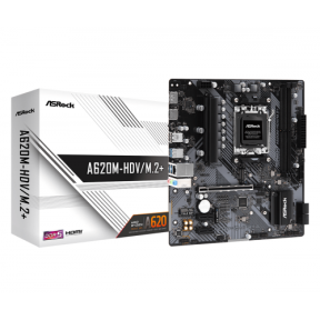 Placa de baza ASRock A620M-HDV/M.2+, AMD A620, Socket AM5, mATX