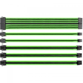 Kit Cablu componente Thermaltake TtMod Sleeve, Green/Black