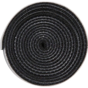 Organizator cabluri tip Velcro Baseus Circle Velcro, 0.50m, Black